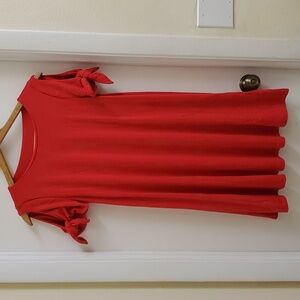 🤩Susana Monaco Tie short sleeve dress size small